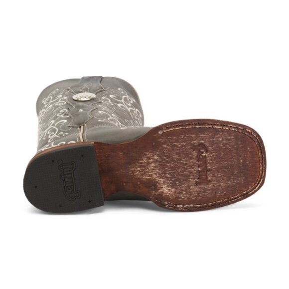 FERRINI Made In Mexico Leather Bella Square Toe Cowboy Boots - Picture 3 of 3